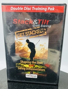 The Stack & Tilt Golf Swing Get Stacked DVD - Picture 1 of 2