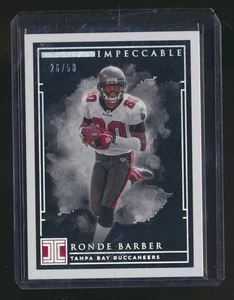 2019 IMPECCABLE SILVER /50 RONDE BARBER BUCS - Picture 1 of 1