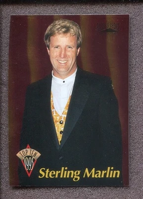 1996 Pinnacle Racer's Choice Top Ten #3 - Sterling Marlin - Image 1 of 2