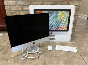 Apple iMac 2019 mit 21,5 Zoll Retina 4K Display 1TB 8GB RAM Silber mit Karton - Bild 1 von 18
