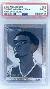 Presentaciones Panini NBA Hoops #20 2023 Victor Wembanyama PSA 9 - Imagen 1 de 2