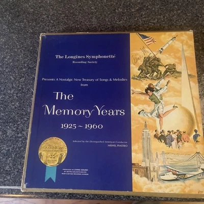 Longines Symphonette The Memory Years 1925-1960 6 LP Record Gold Medal Set VTG - Image 1 of 4