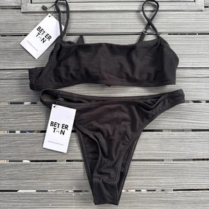 Better Tan Black Bikini Set Tan-Through Medium Neu - Bild 1 von 4