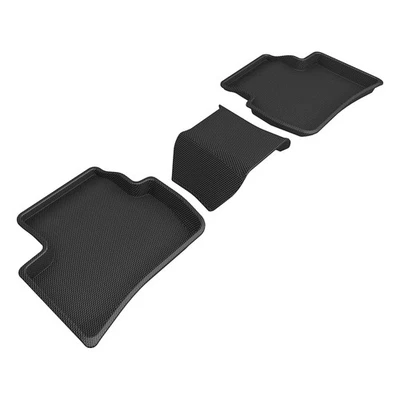 3D MAXPIDER KAGU BLACK 2ND ROW FLOOR MAT FOR TOYOTA COROLLA CROSS 22-26 - Изображение 1 из 4