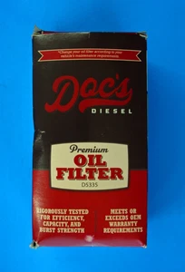 Doc's Diesel Premium Fuel Filter D5335 New in Original Packaging - Foto 1 di 3