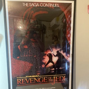 Rare Star Wars Revenge of the Jedi Folded Movie Teaser One Sheet Poster - Picture 1 of 5