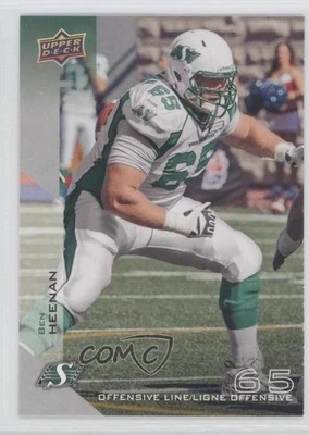 2014 Upper Deck CFL Ben Heenan #70 - Image 1 of 2