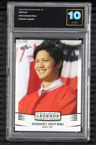 Shohei Ohtani 2018 Leaf Rookie Exclusive Legends Graded Gem Mint 10 #EE-01 - Picture 1 of 2