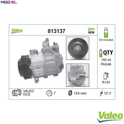 COMPRESSOR AIR CONDITIONING 813137 FOR MERCEDES-BENZ C-CLASS/T-Model/Sport 1.8L - Image 1 of 4