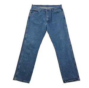 Wrangler Herrenjeans 38 x 32 normale Passform gerades Bein mittlere Waschung 965T1DS EUC - Bild 1 von 16
