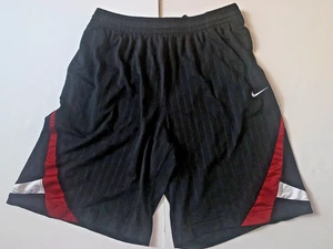Pantalones Cortos Atléticos Nike Baloncesto XL Y2K Rayas Pierna Rayas Cordón Bolsillos - Imagen 1 de 7