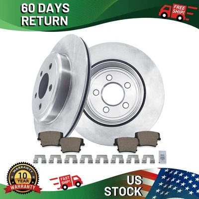 REAR Disc Rotors & Pads for Chrysler 300 Dodge Challenger Charger Magnum NEW - Image 1 of 4