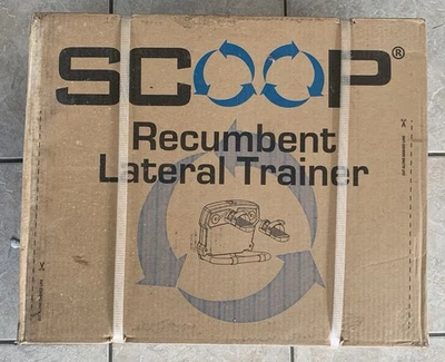 The Scoop Recumbent Lateral Trainer Home Exercise Machine SC100 New White - Image 1 of 4