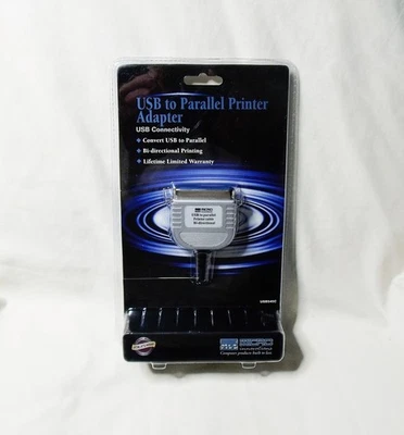 Micro Innovations Adattatore da USB a stampante parallela (IEEE 1284 Comp.) (nuovo sigillato) - Immagine 1 di 2