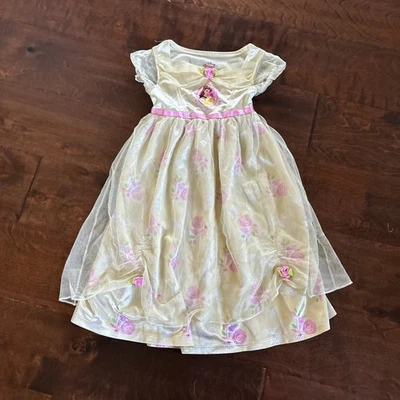 Disney Princess Girls 2T Pajamas Nightgown Belle Beauty And The Beast Tulle  - Image 1 of 4