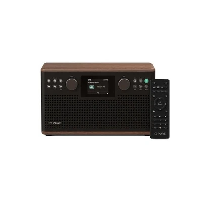 PURE Classic H6 kaffee schwarz/walnuss DAB+ Radio #1907162 - Bild 1 von 4