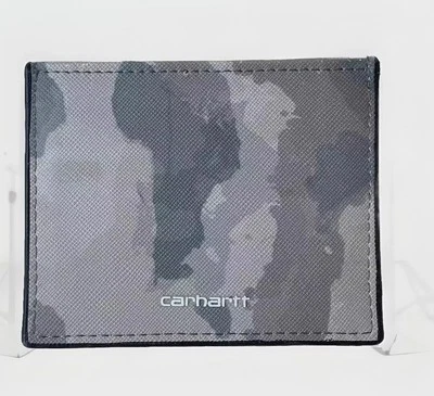 Carhartt WIP Coated Card Holder Camo Tide/Pale Quartz - Image 1 of 3