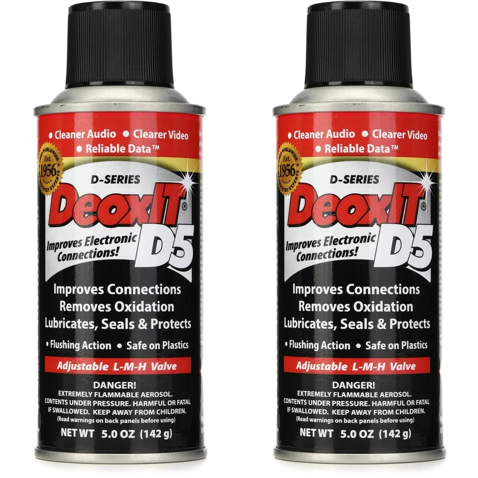 Limpiador de contactos CAIG Laboratories DeoxIT D5 5% soluciones (paquete de 2) Foto 1 de 1