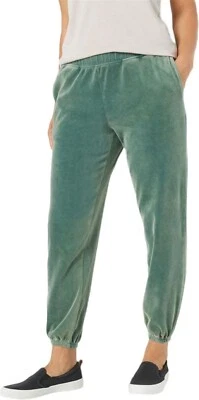 Pantalones de terciopelo teñido Peace Love World Garment Jade L nuevos sin etiquetas (812) Foto 1 de 2