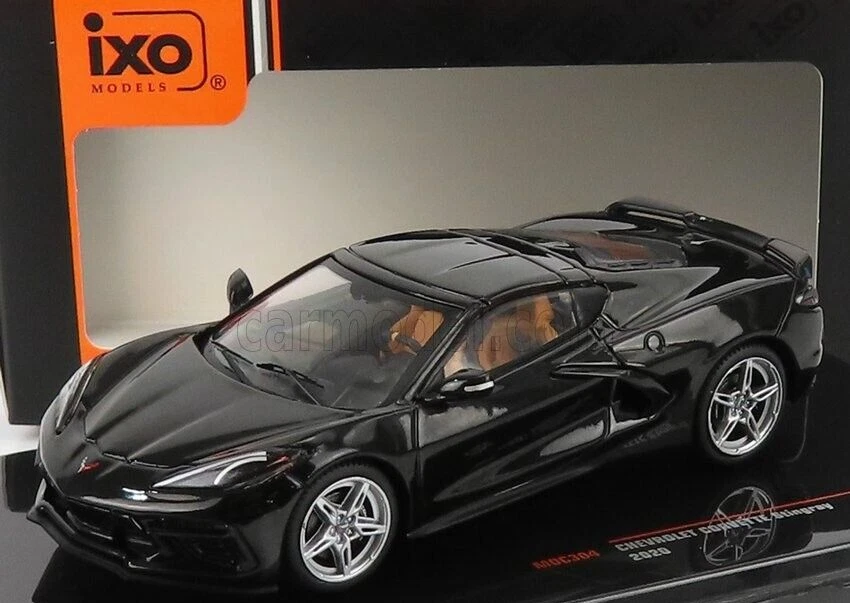 Ixo Model CHEVROLET CORVETTE C8 2020 BLACK 1 43