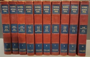 The National Encyclopedia by Collier 1950 Complete 10 Volume Set - Picture 1 of 7