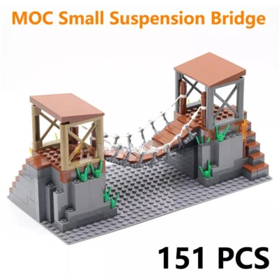 MOC Military Base City Fortress Warehouse Tower Weapon Building Blocks Set Lot - Image 1 of 4