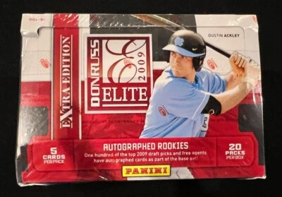 2009 DONRUSS ELITE EXTRA EDITION Panini BASEBALL HOBBY BOX - MIKE TROUT RC ??? - Image 1 of 3