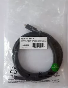 Monoprice USB C auf USB C 3.1 Gen 1 Kabel - 2 Meter - Bild 1 von 3