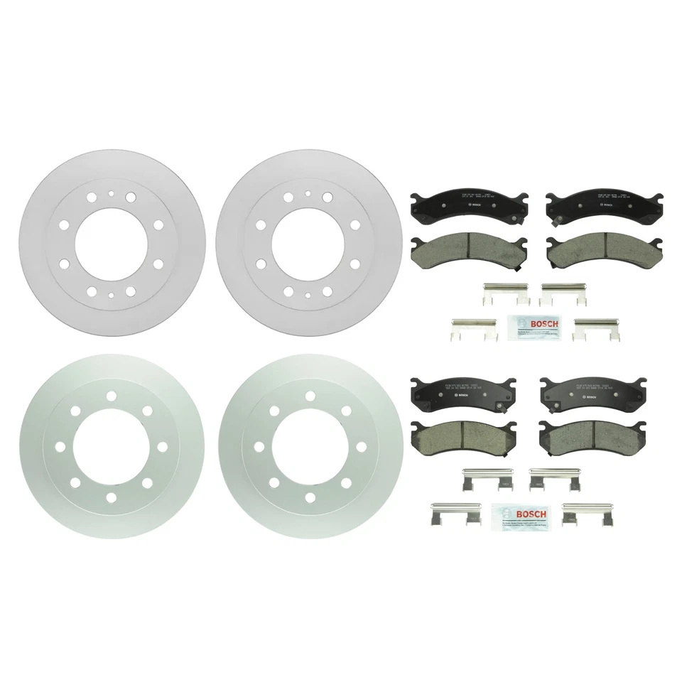 Kit de frenos delanteros Bosch de 324 mm y traseros de 329 mm para Chevrolet GMC V8 Foto 1 de 1