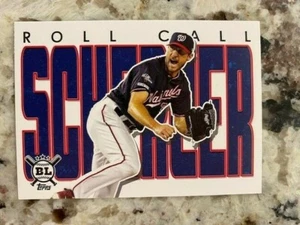Tarjeta de llamada de rollo de béisbol 2020 Topps Big League Nationals Max Scherzer #RC-24 - Imagen 1 de 1