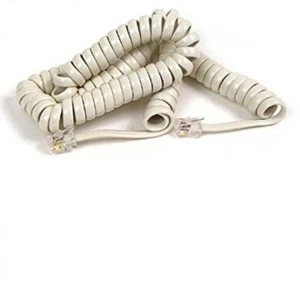 Handset Curly Cord 6ft Ivory - Picture 1 of 1