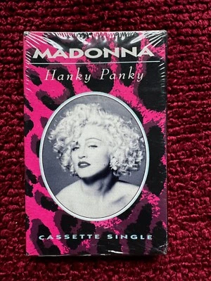 MADONNA HANKY PANKY SEALED CASSETTE TAPE SINGLE PROMO HYPE STICKER DICK TRACY LP - Image 1 of 4