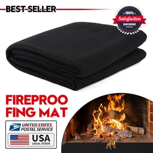 Under Grill Mat Grill Mats for Outdoor Grill Double-Sided Fireproof Waterproof - Picture 1 of 20