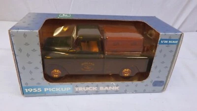 1992 Ertl John Deere 1955 Pickup Truck Bank 1/25 Die-Cast Midland Implement - Image 1 of 4