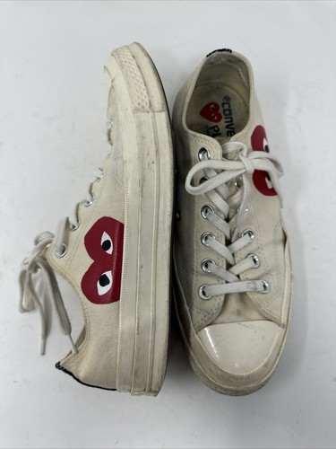 Converse Chuck Taylor Play Comme des Garcons Uomo Us Taglia 7 Donna Taglia 9