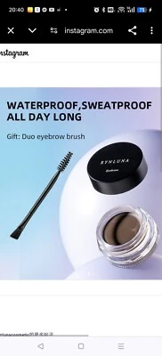 Pomada profesional para cejas Rynluna, color de cejas que llena y da forma a las cejas, fácil  Foto 1 de 4