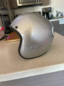 Daytona Bobber Helmet Large Silver dust - Picture 1 of 2
