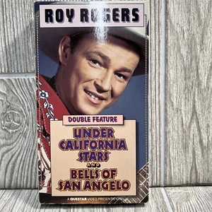 Roy rogers double feature vhs in Great Condition - Imagen 1 de 2