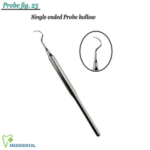 Sonda escalar higiénica de ortodoncia Fig.23 Instrumentos dentales de mano de un solo extremo CE - Imagen 1 de 4