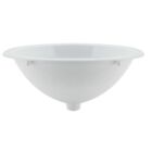 RV Oval White Sink 10