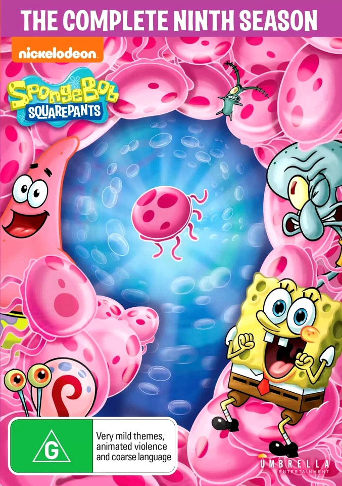 Spongebob Squarepants: Season 9 (DVD, 4-Disc set) NEW & SEALED - Image 1 of 1