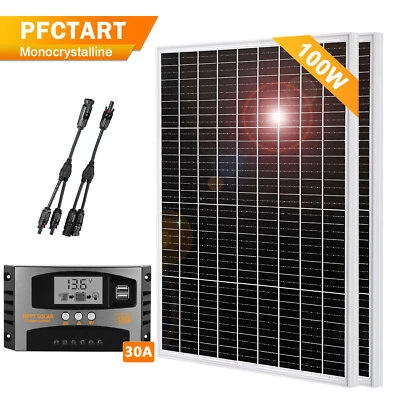Kit de Panel Solar 200W con Controlador Solar MPPT para Sistema de Energía Solar RV Bosts Foto 1 de 4