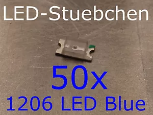 50x 1206 LED Blau - Picture 1 of 2
