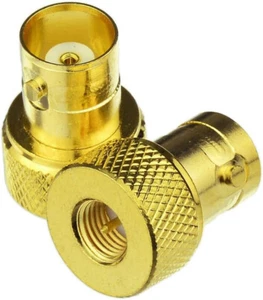 50-pack SMA Stecker auf BNC Buchse Adapter für Yaesu Vertex Ham Radio - Picture 1 of 5