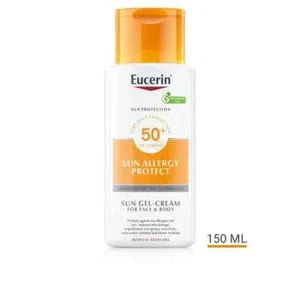 Eucerin Sun Allergy Protect SPF50+ Sun Gel Cream 150ml For Face & Body ORIGINAL - Picture 1 of 4