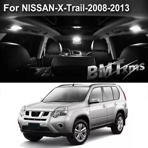 12X Canbus White Car Interior LED Dome Map Light For NISSAN X-Trail 2008-2013 - Foto 1 di 10