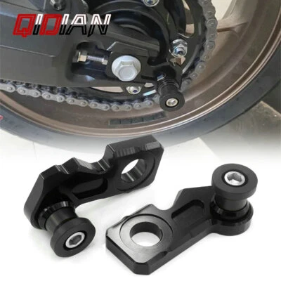 Chain Adjustment Frame SwingArm Spools Slider For HONDA CBR650F CB650F CB650R - Image 1 of 4