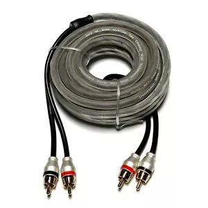 Cable RCA de interconexión de audio para automóvil Lord of Bass 17 ft OFC alta calidad - Imagen 1 de 4