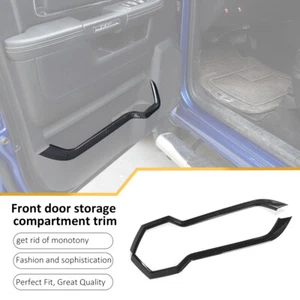 Front Inner Door Storage Box Edge Strips Decor ABS Trim For Dodge RAM 2010-2017 - Picture 1 of 9