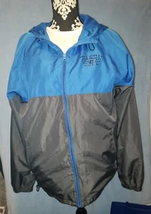 Walt Disney World 1971 Hooded Windbreaker Jacket Adult M Blue/Gray - Picture 1 of 8